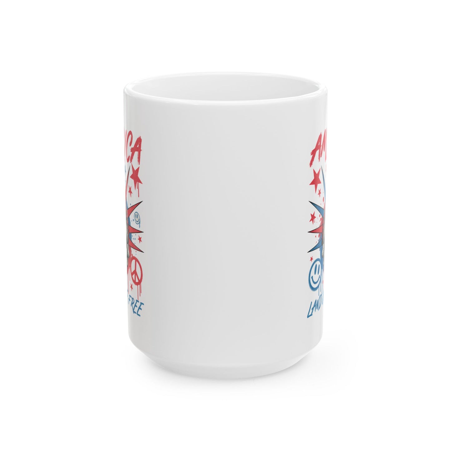 4th of July Mug - America Lady Liberty