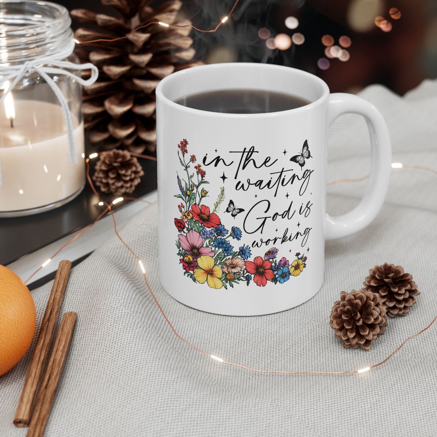 Religious Mug - In The Waiting