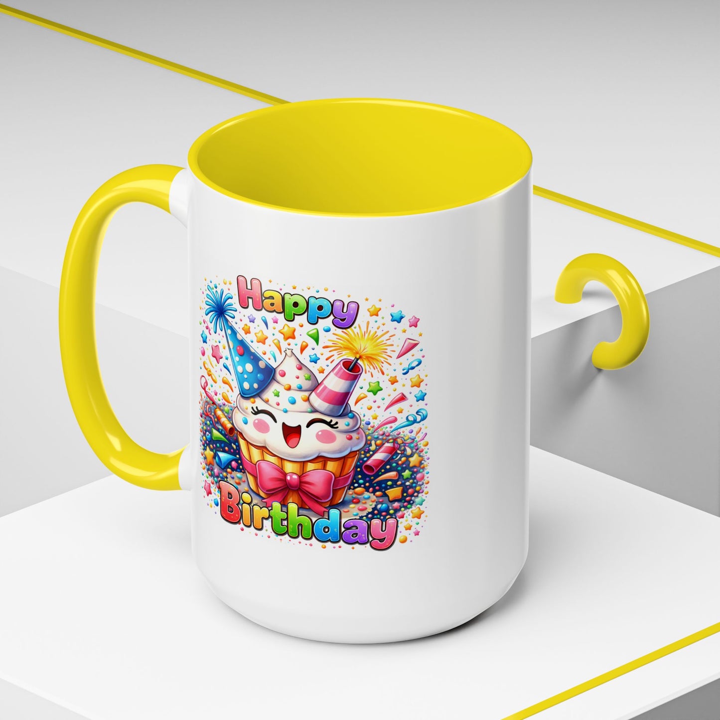 Birthday Mug - Happy Cupcake