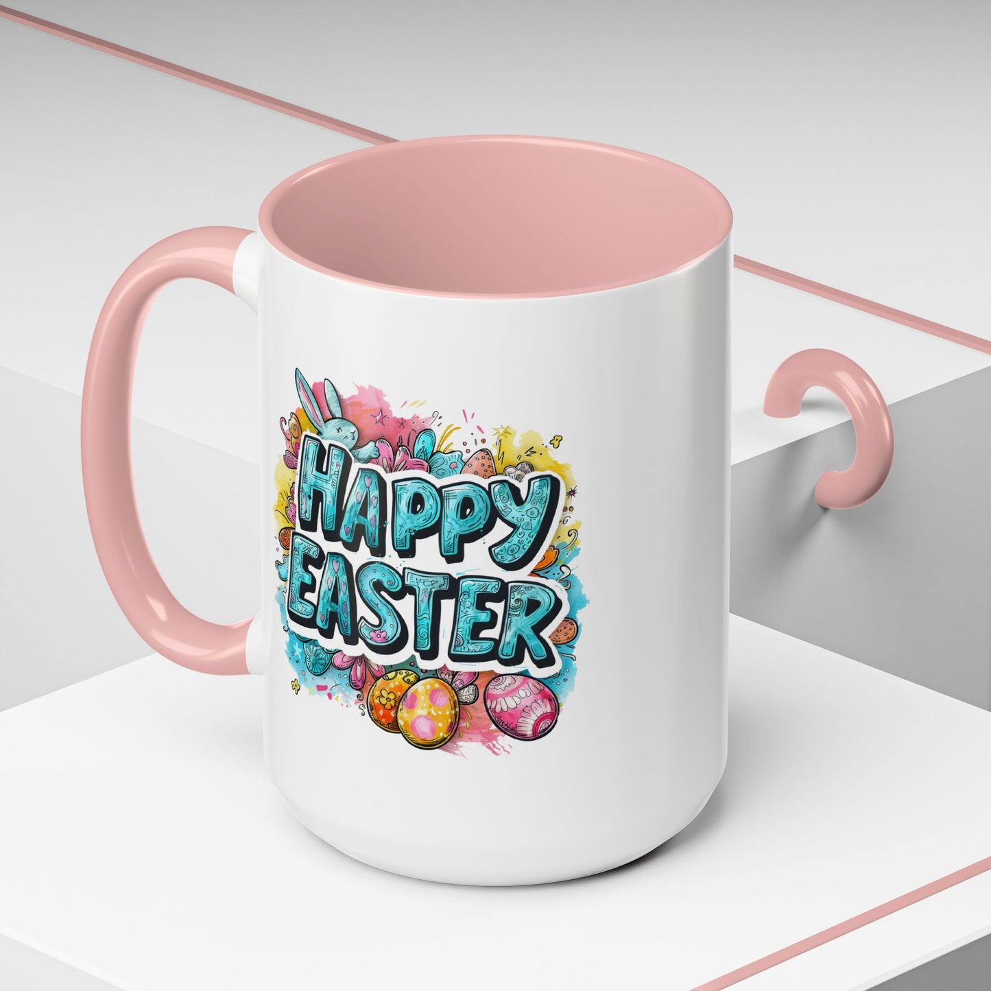 Easter Mug - Happy Easter Blue