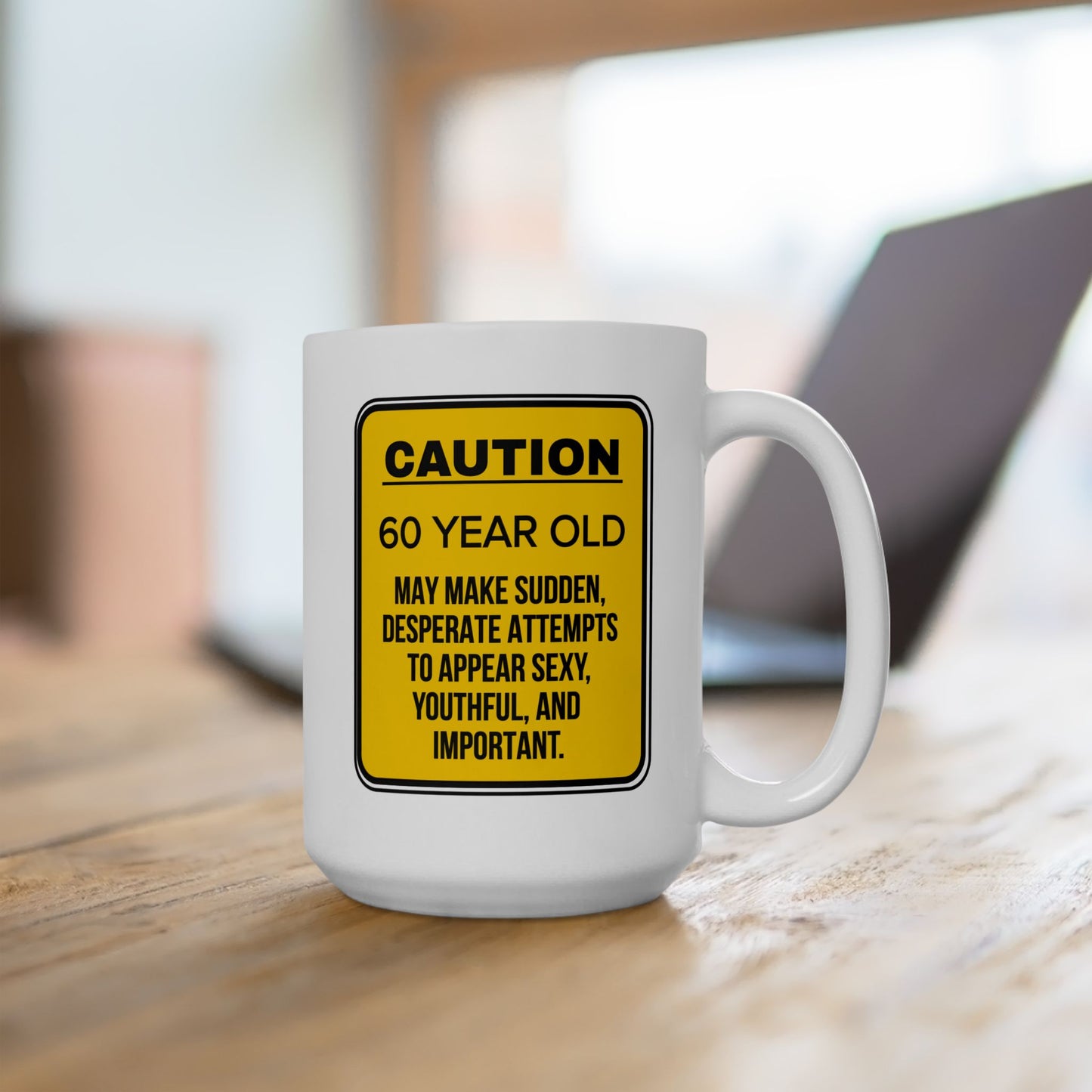 Birthday Mug - Caution 60 Year Old