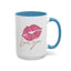 Valentine's Day Mug - Love You Lips Kiss