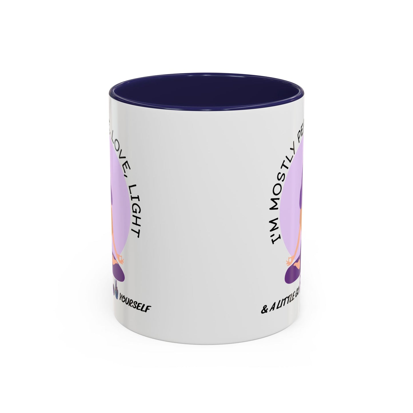 Adult Mug - I'm Mostly Peace, Love, Light