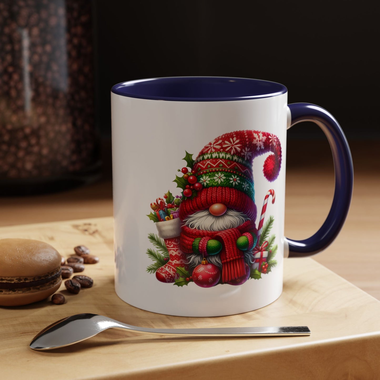 Christmas Mug - Gnome and Candy Cane