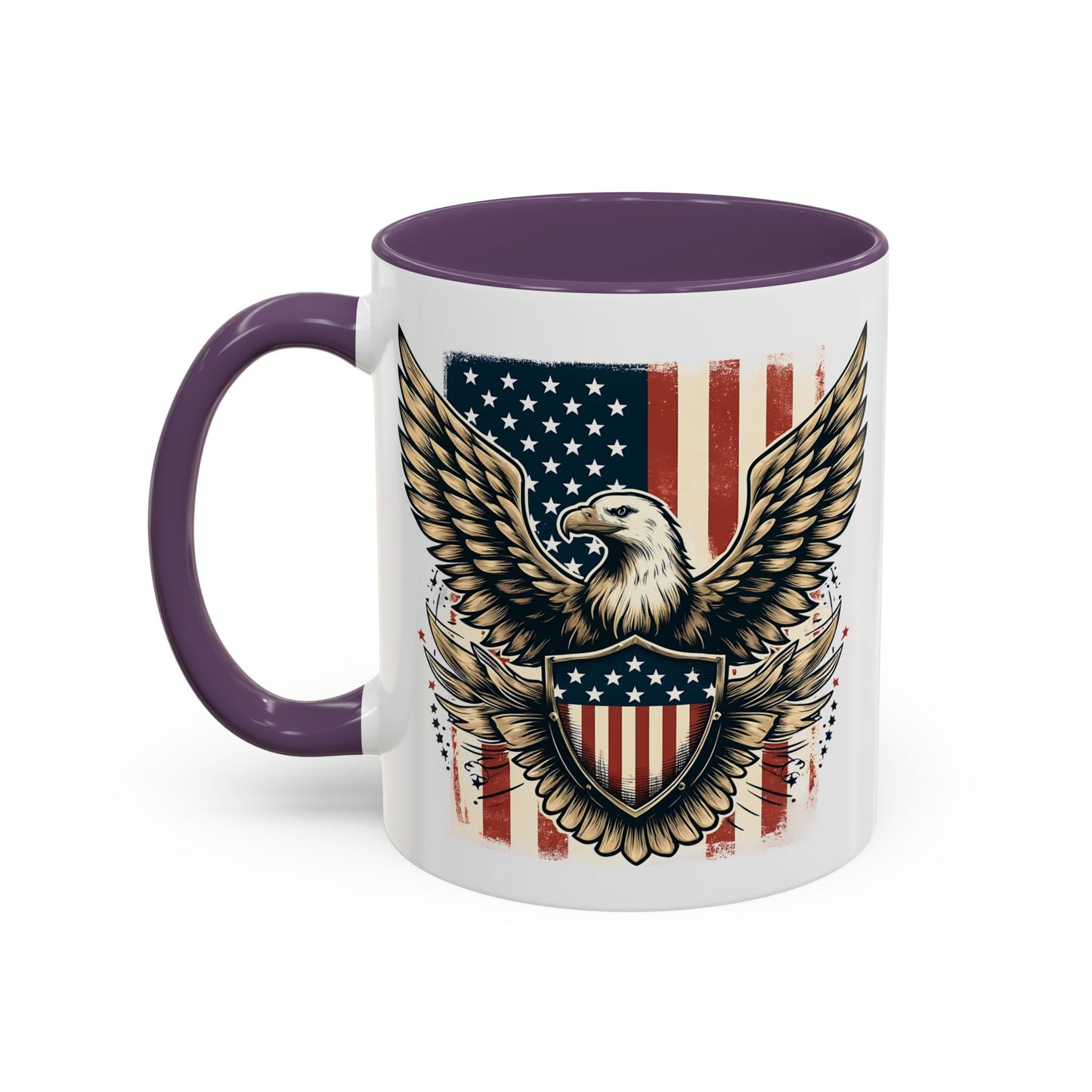 4th of July Mug - American Bald Eagle Flag 9