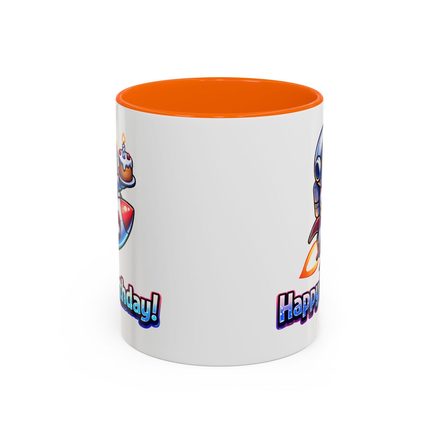 Birthday Mug - Astronaut Rocket