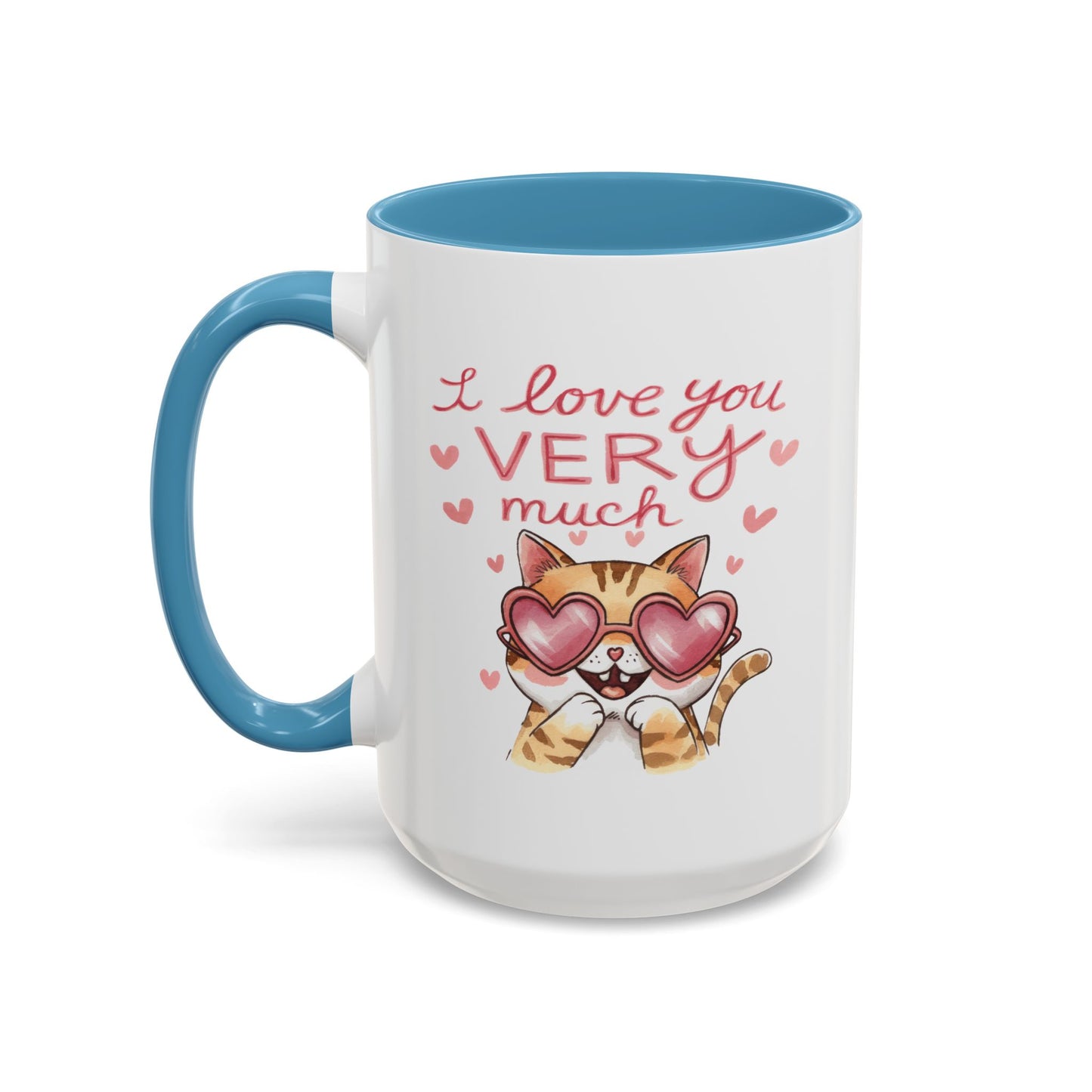 Anniversary Mug - I love You Very Much Cat