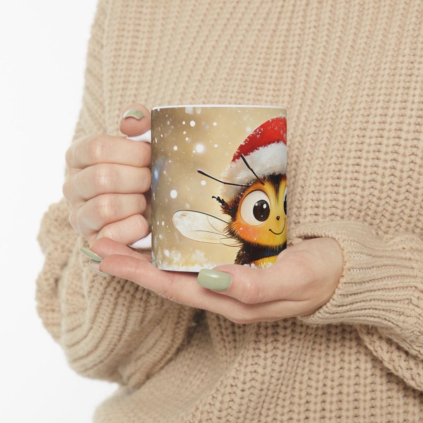 Christmas Mug - Smiley Bee