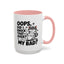Animal Mug - Oops, Did I Knock That Over