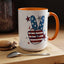 4th of July Mug - America Peace Sign