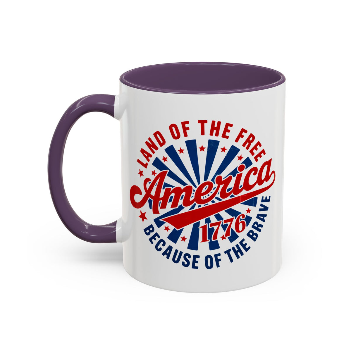 4th of July Mug - America 1776 Land of the Free