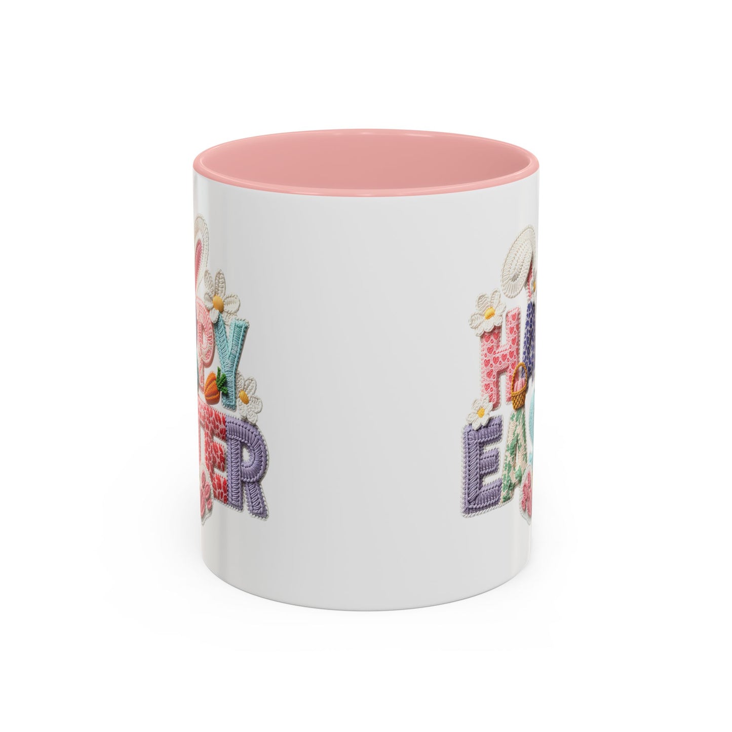 Easter Mug - Happy Easter Latch Yarn