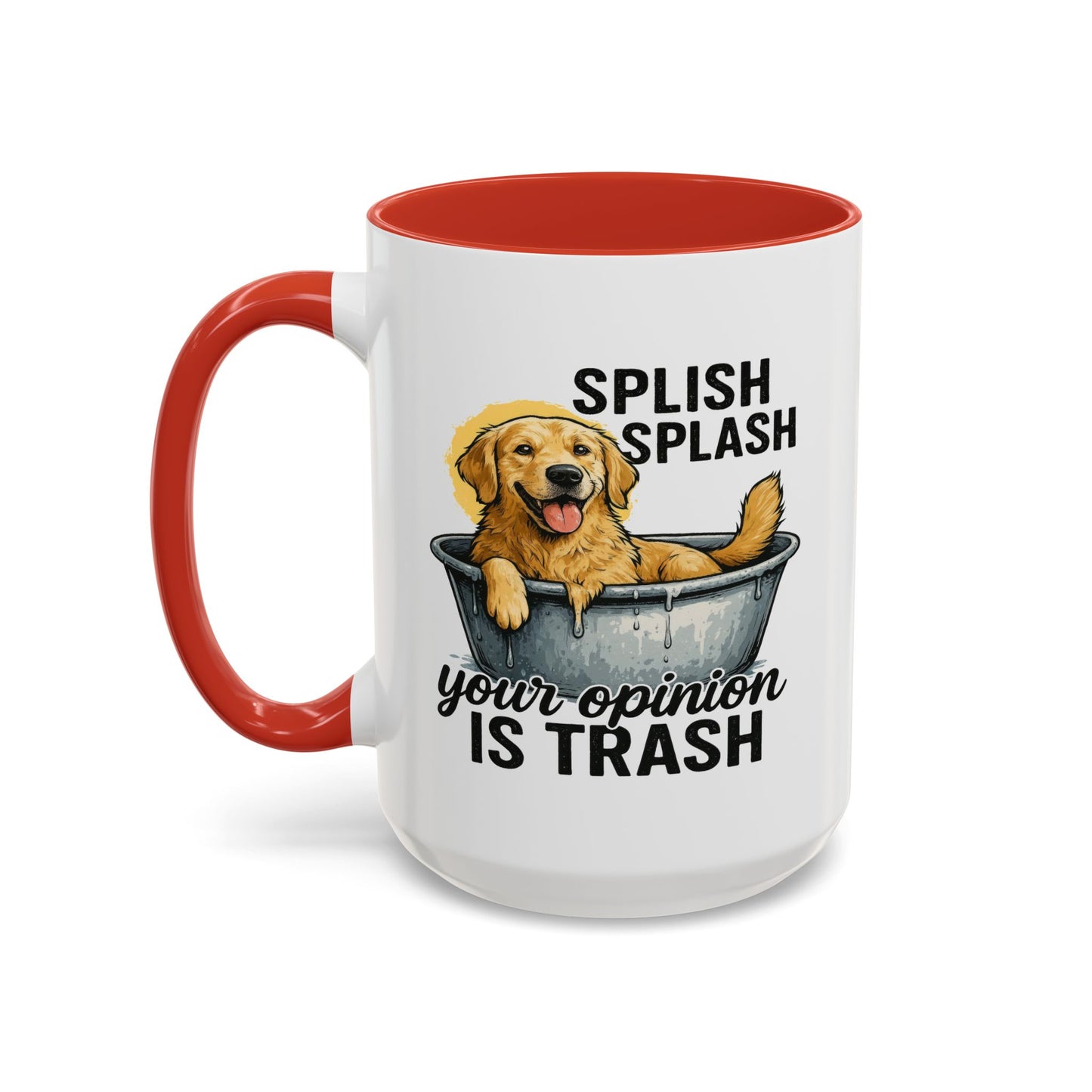 Animal Mug - Splish Splash Your Opinion Is Trash
