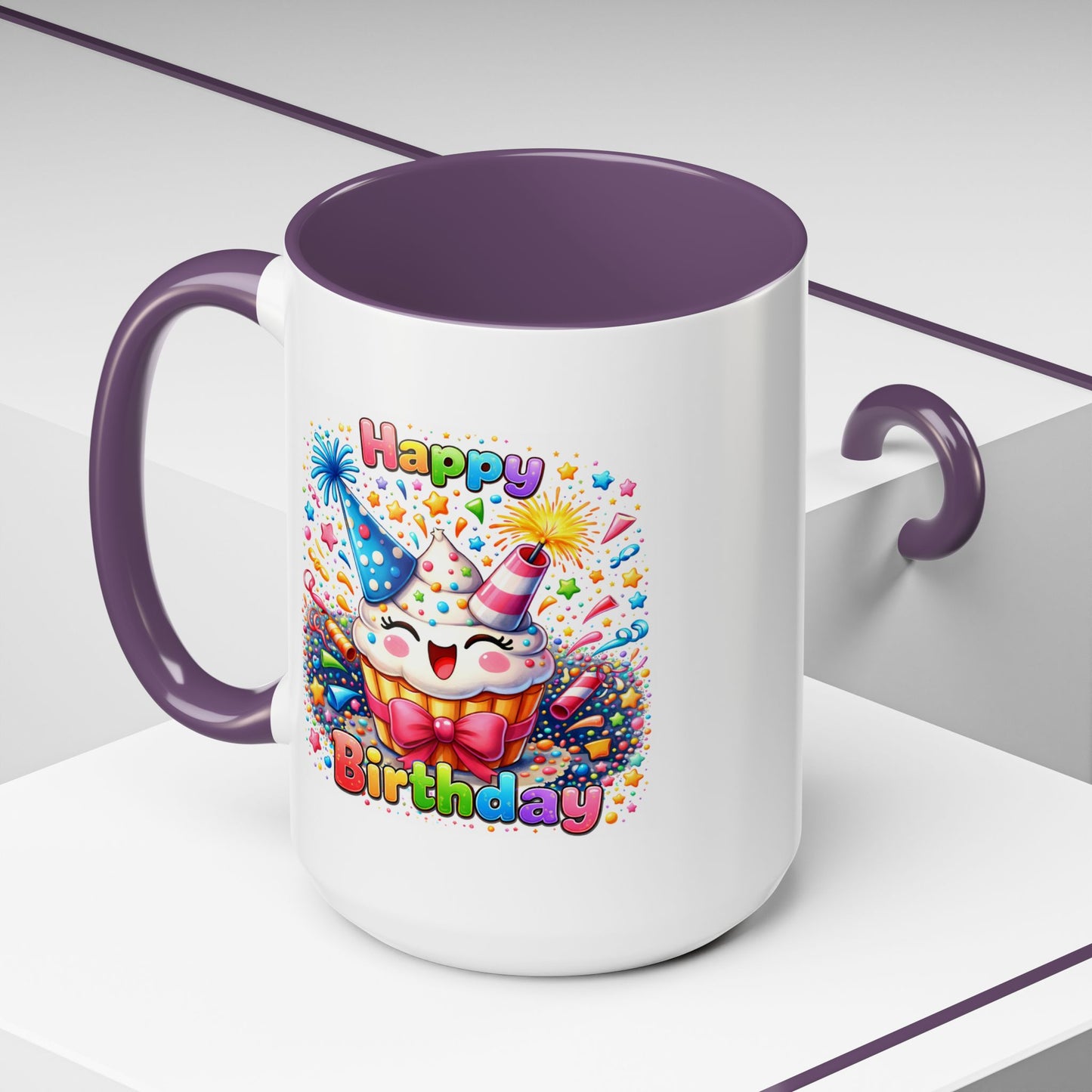 Birthday Mug - Happy Cupcake
