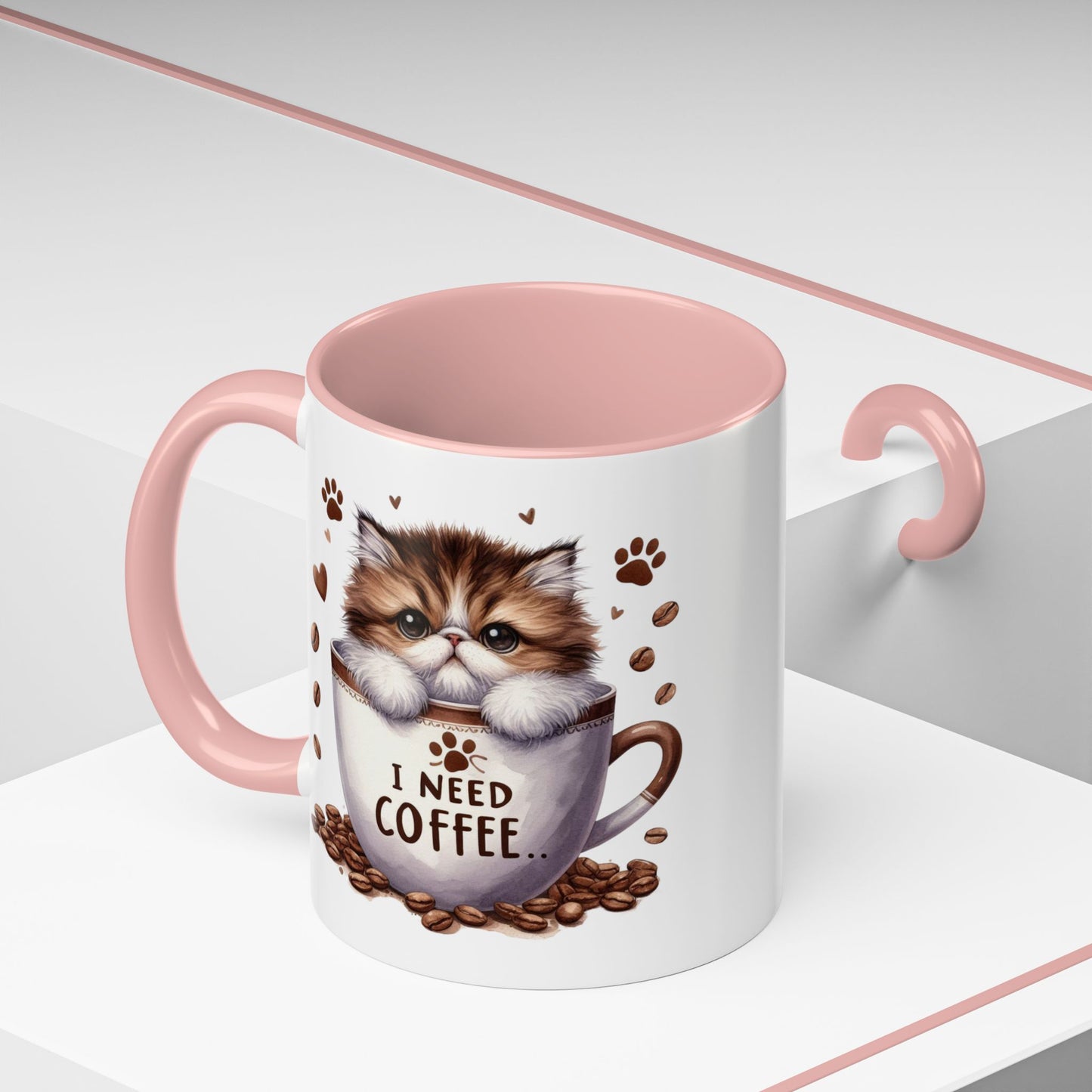 Animal Mug - I Need Coffee Kitten