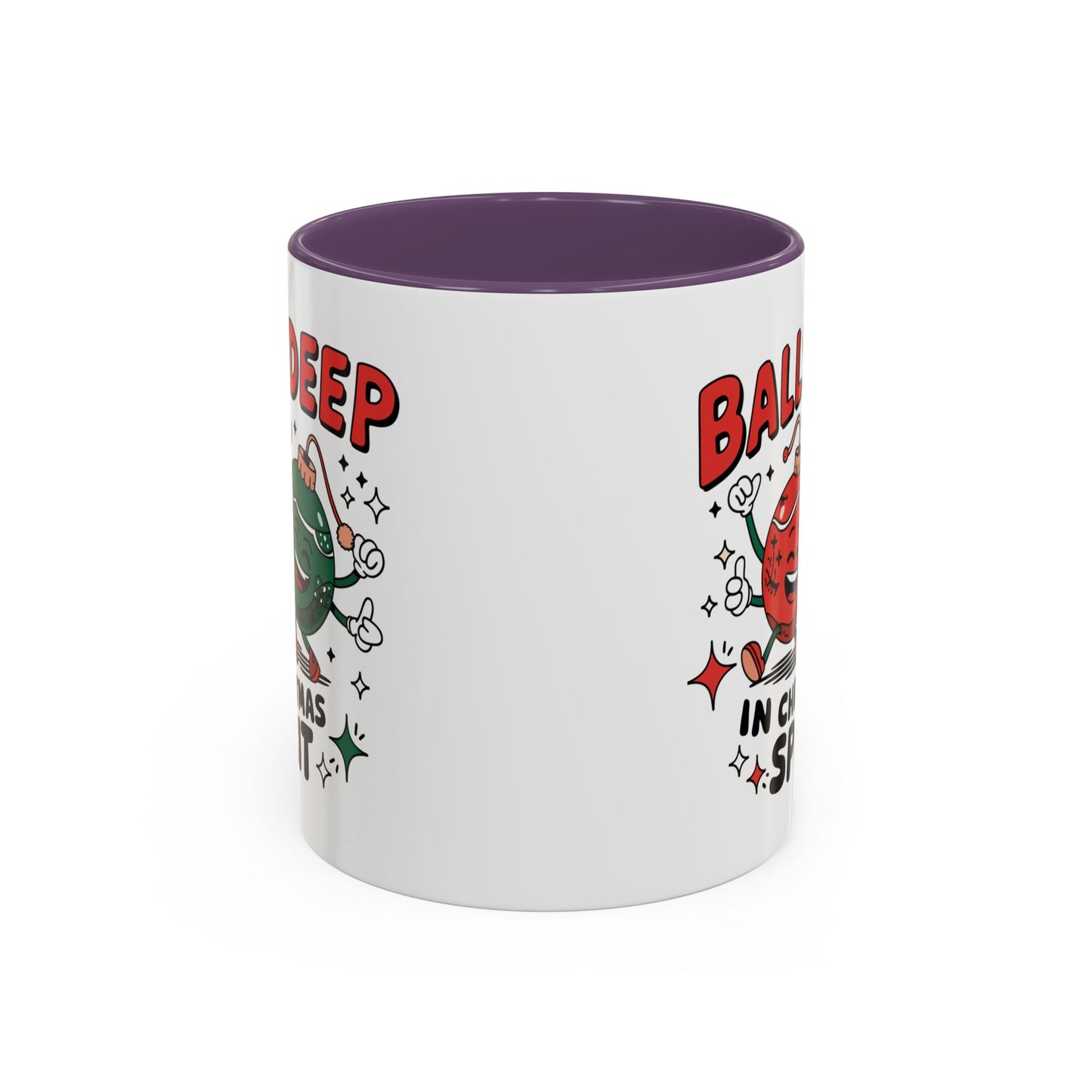 Adult Mug - Balls Deep in Christmas Spirit