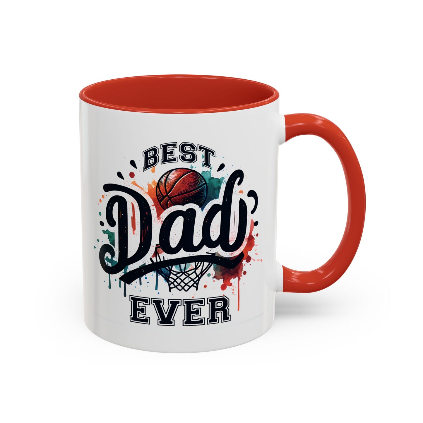 Father's Day Mug - Best Dad Ever Basketball