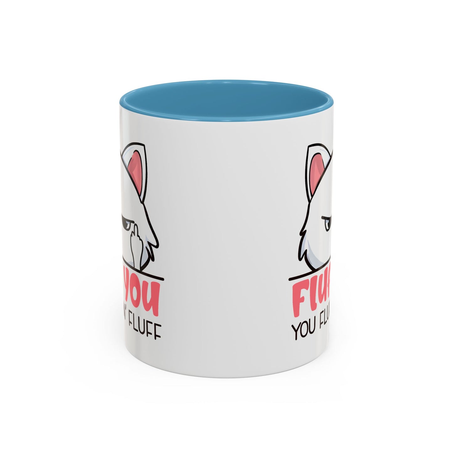 Adult Mug - Fluff You White Cat