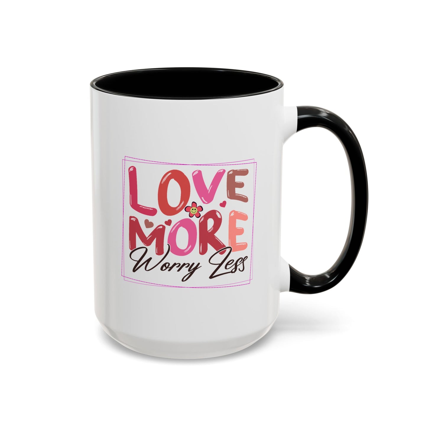 Wellness Mug - Love More Worry Less Frame