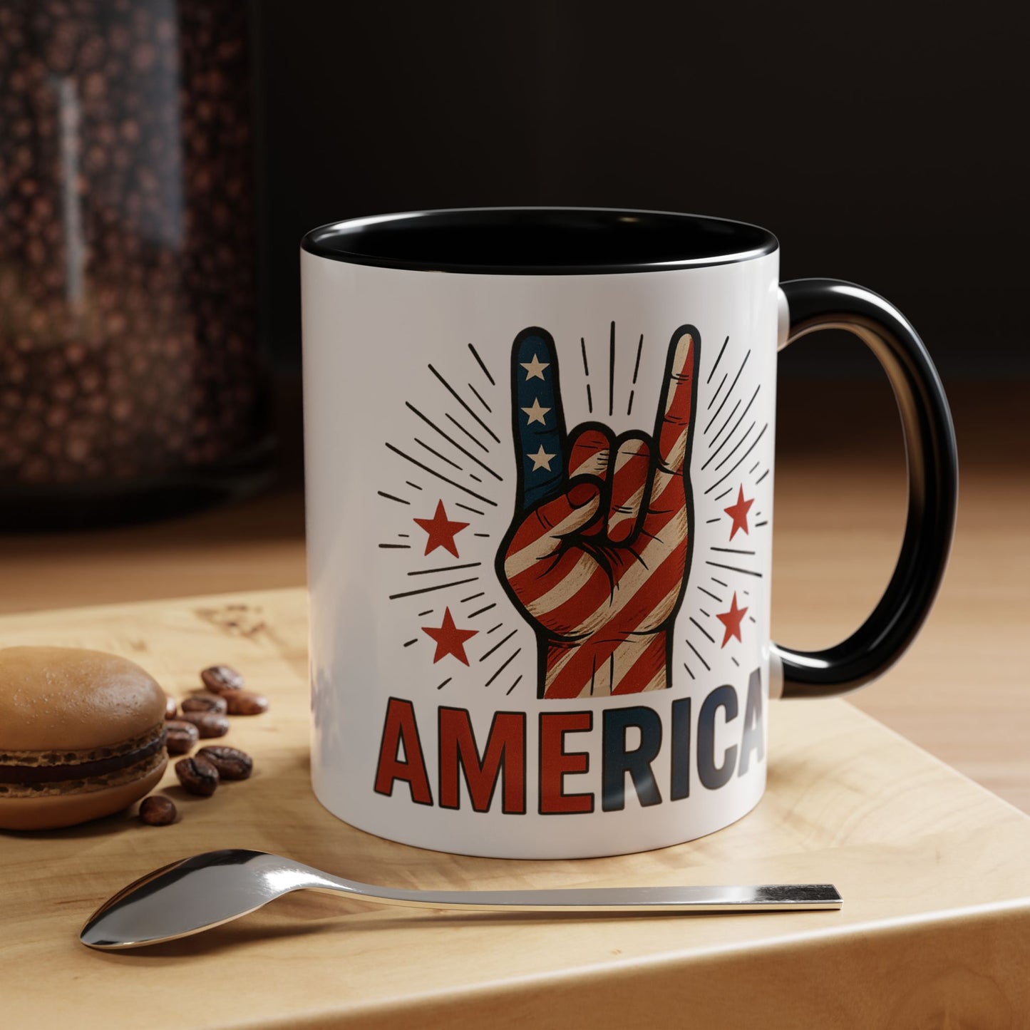 4th of July Mug - America Rock On