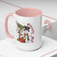 Christmas Mug - Merry Xmas Snowman Tree Present