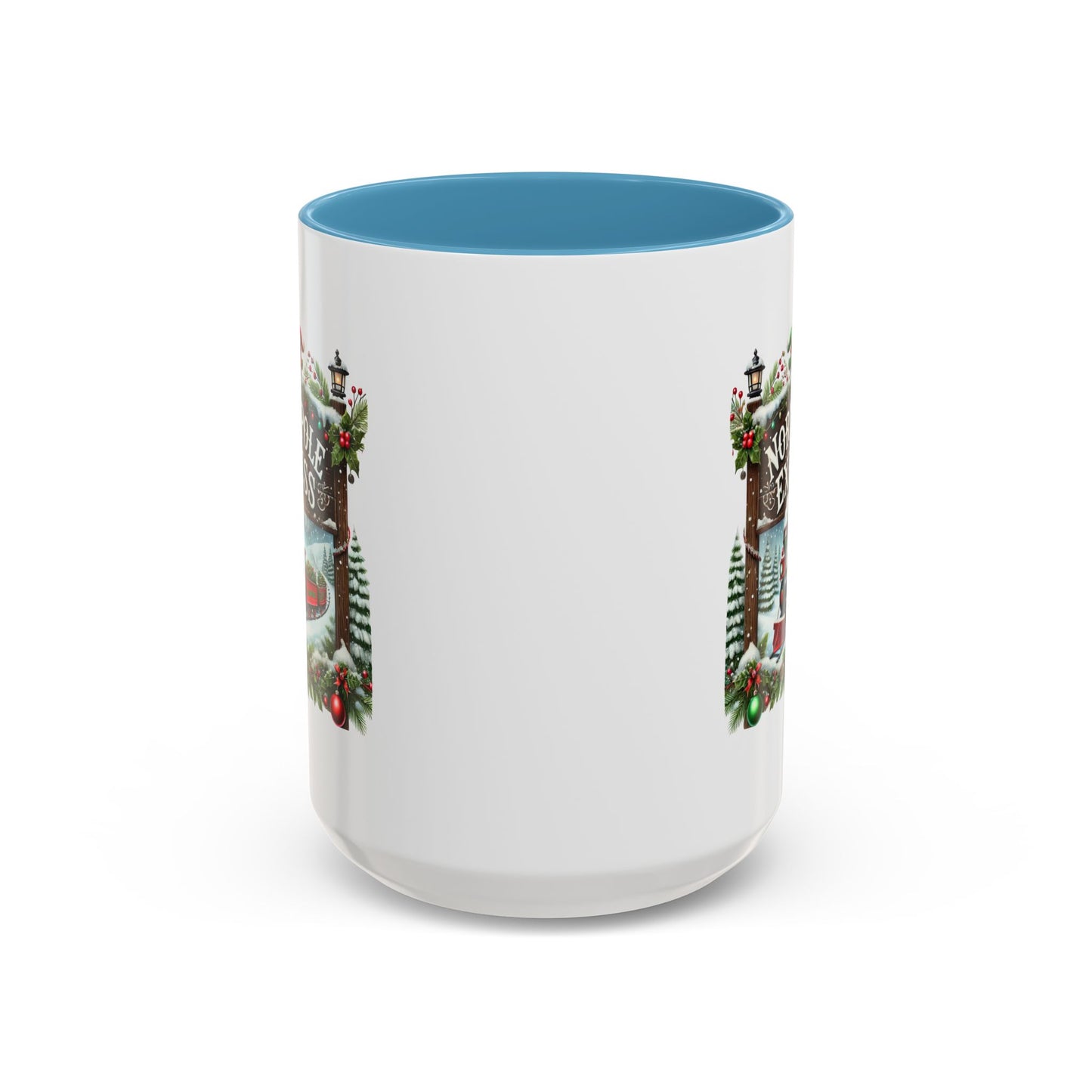 Christmas Mug - North Pole Express Steam Locomotive Decorations