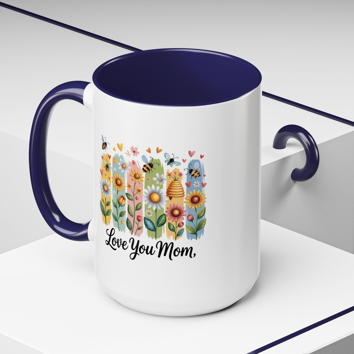 Mother's Day Mug - Love You Mom Beehive