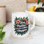 Motivation Mug - Stay Positive Work Hard Make It Happen Flowers
