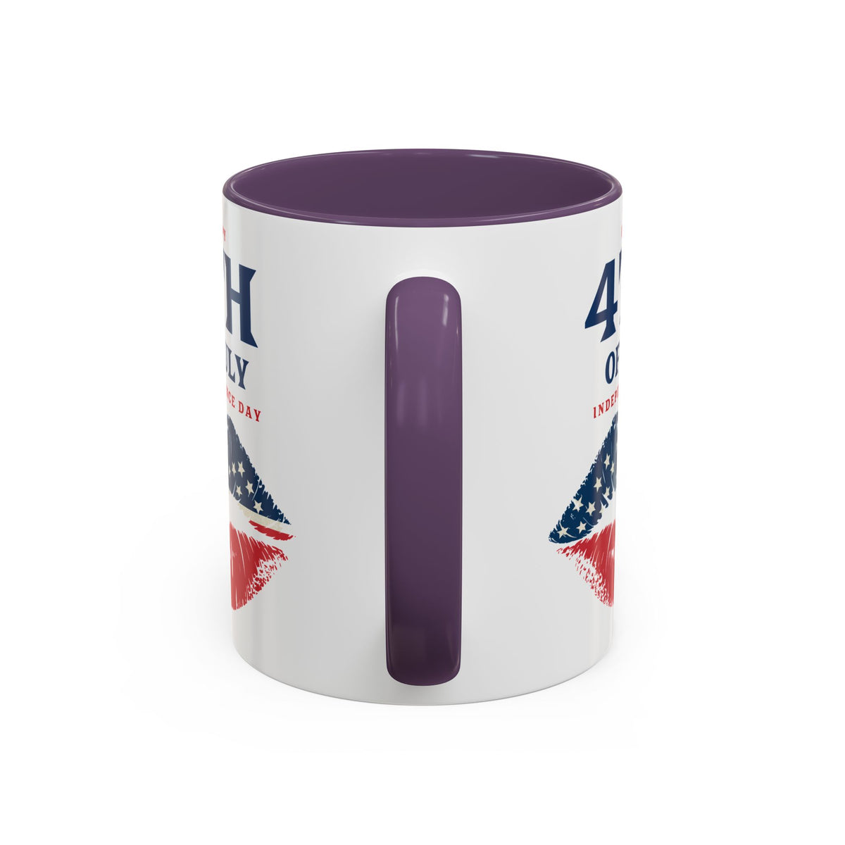 4th of July Mug - Happy 4th of July Flag Lips