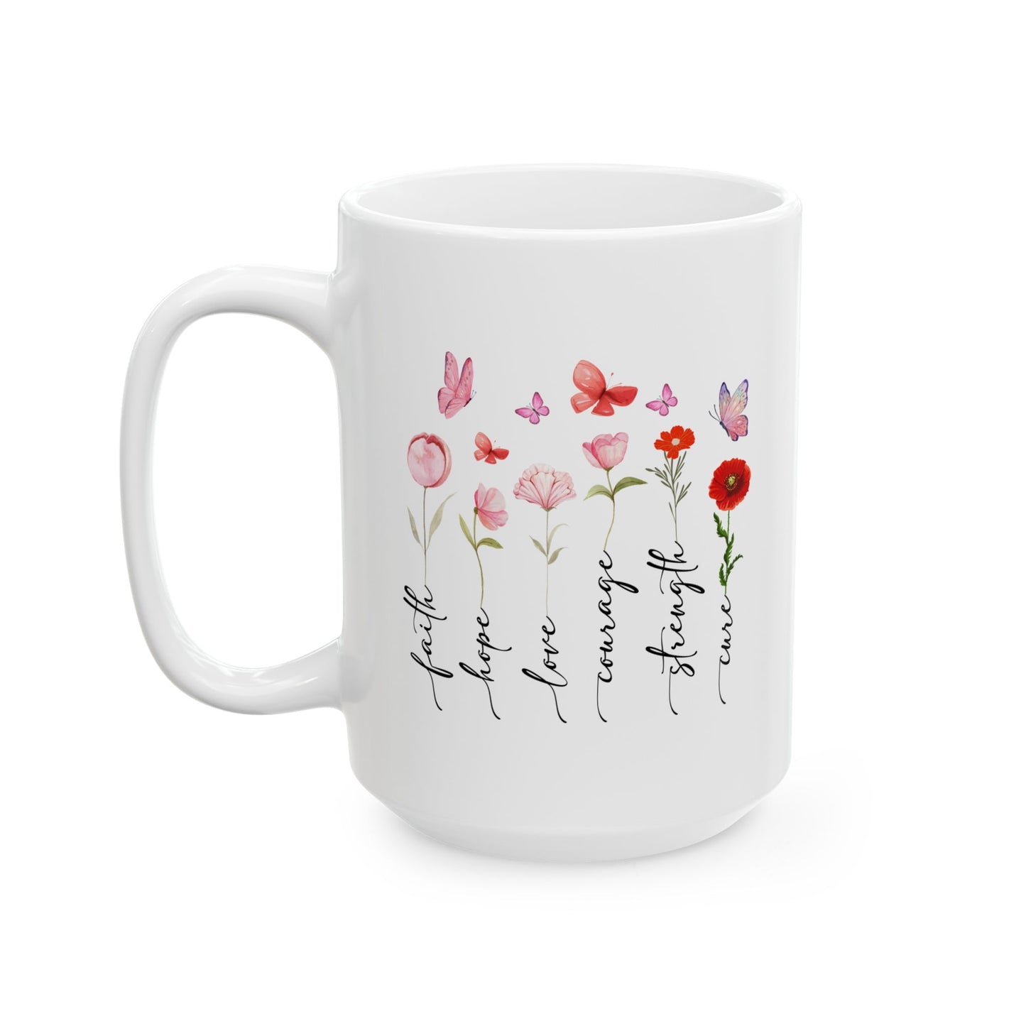 Religious Mug - Faith Hope Love