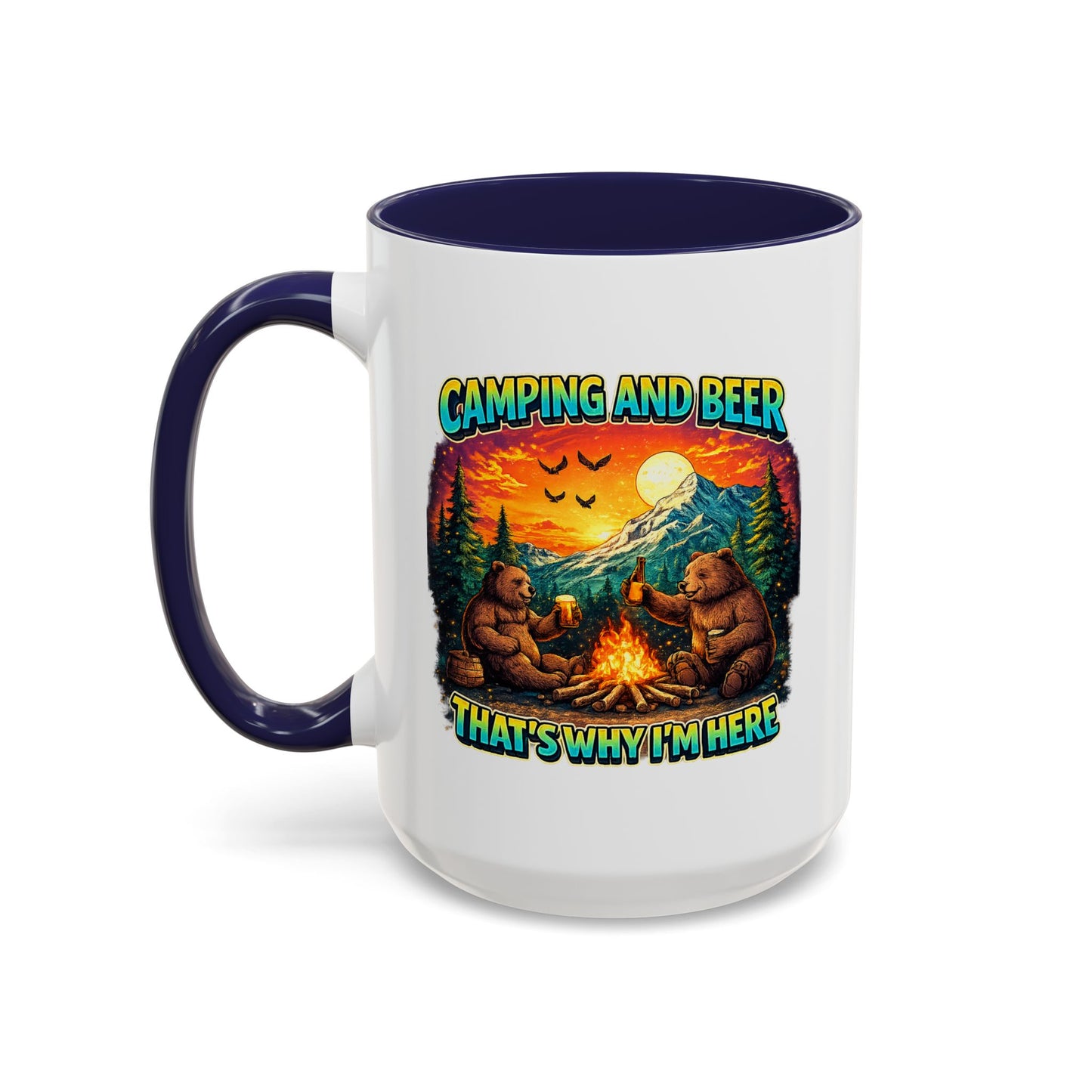 Humor Mug - Camping and Beer