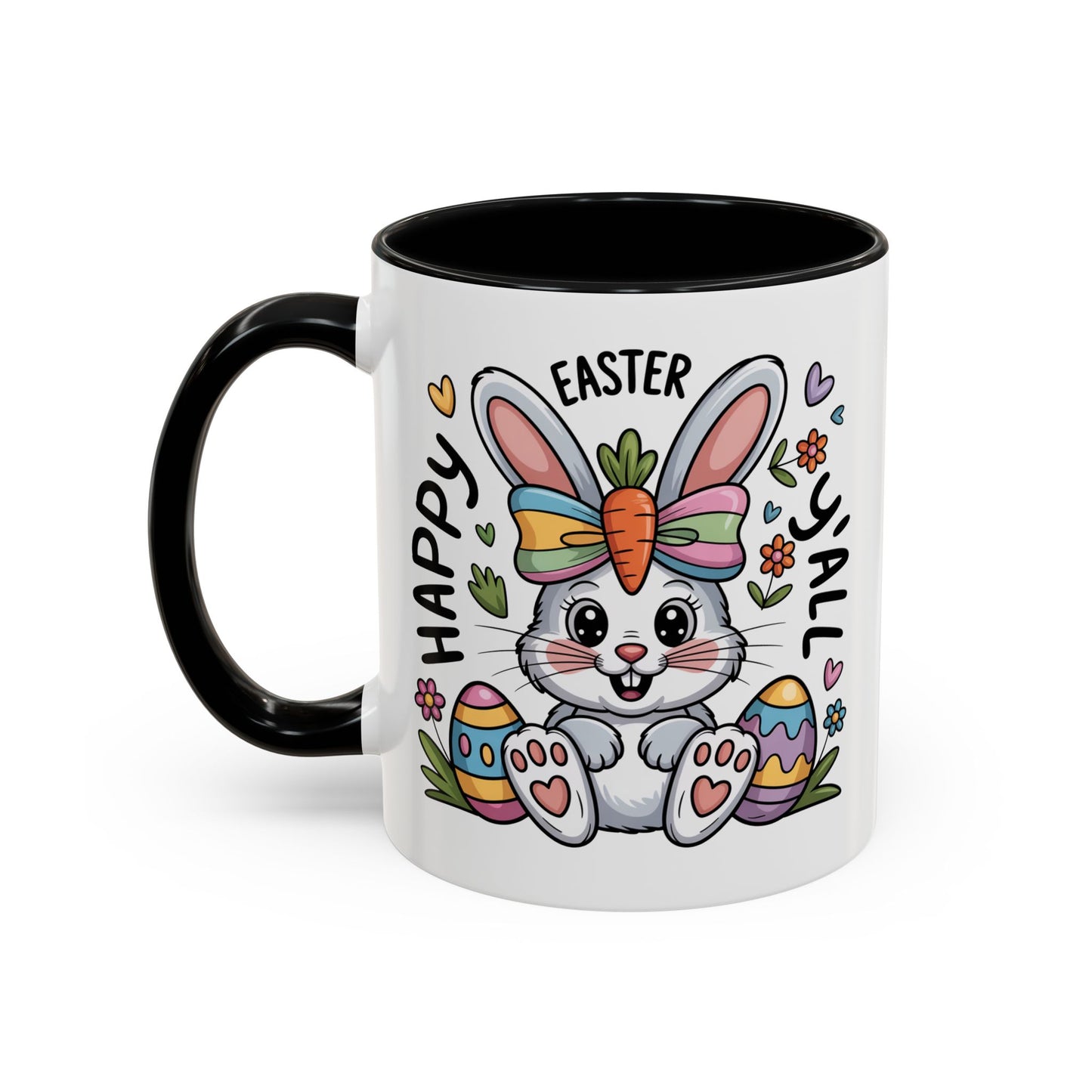 Easter Mug - Happy Easter Y'all Bunny