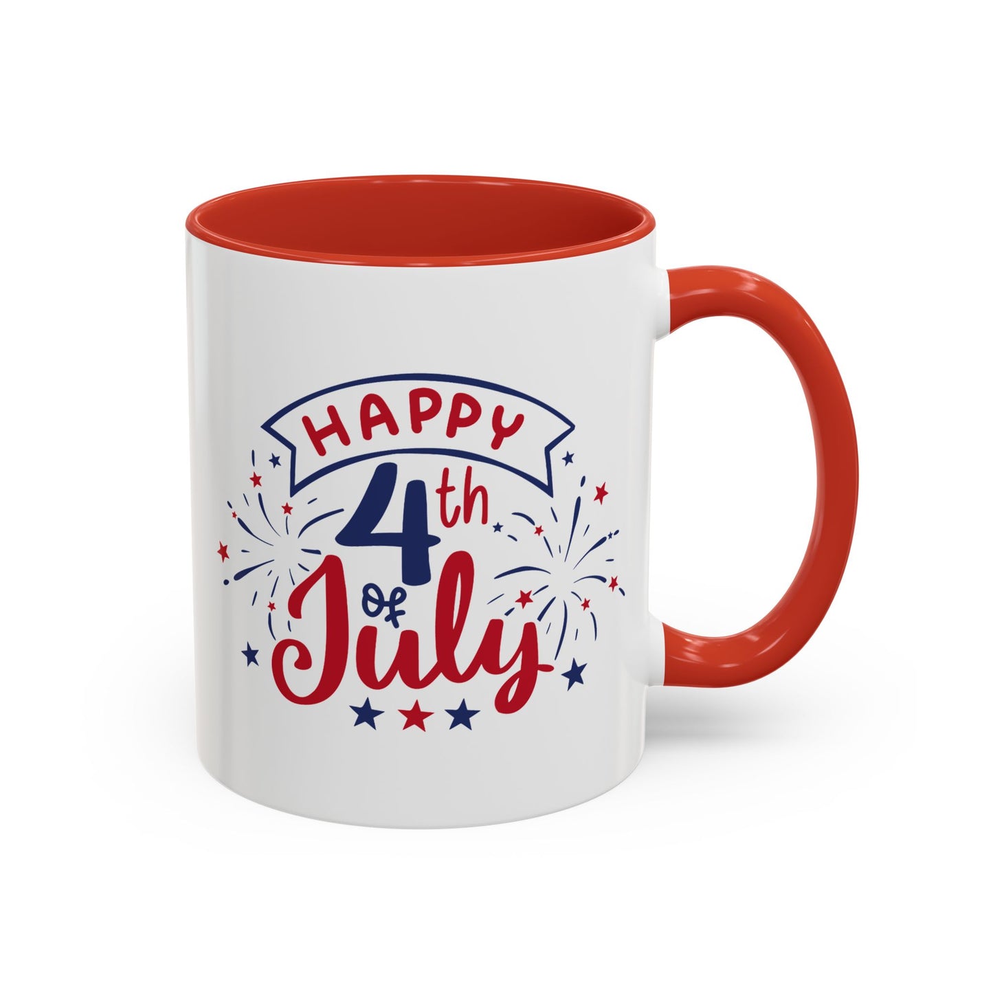 4th of July Mug - Happy 4th of July Fireworks