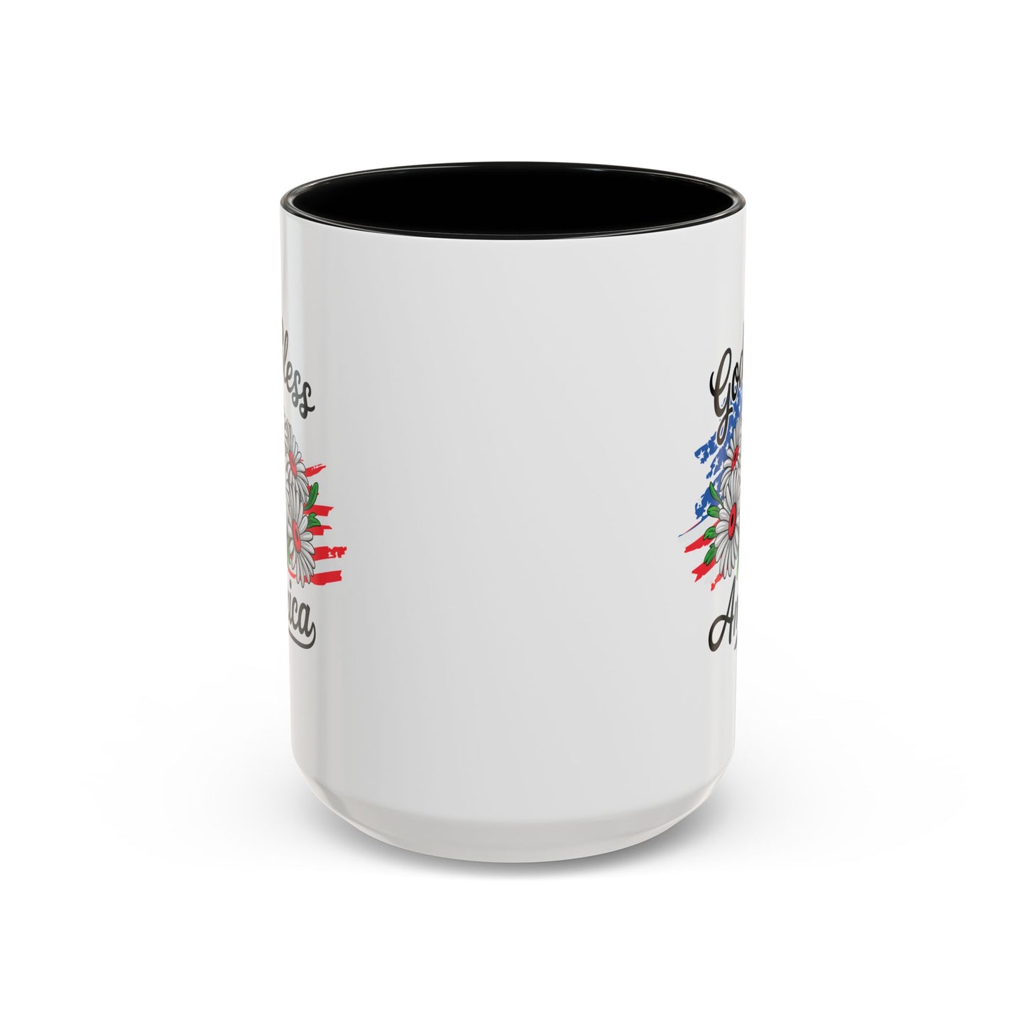 4th of July Mug - God Bless America Daisies