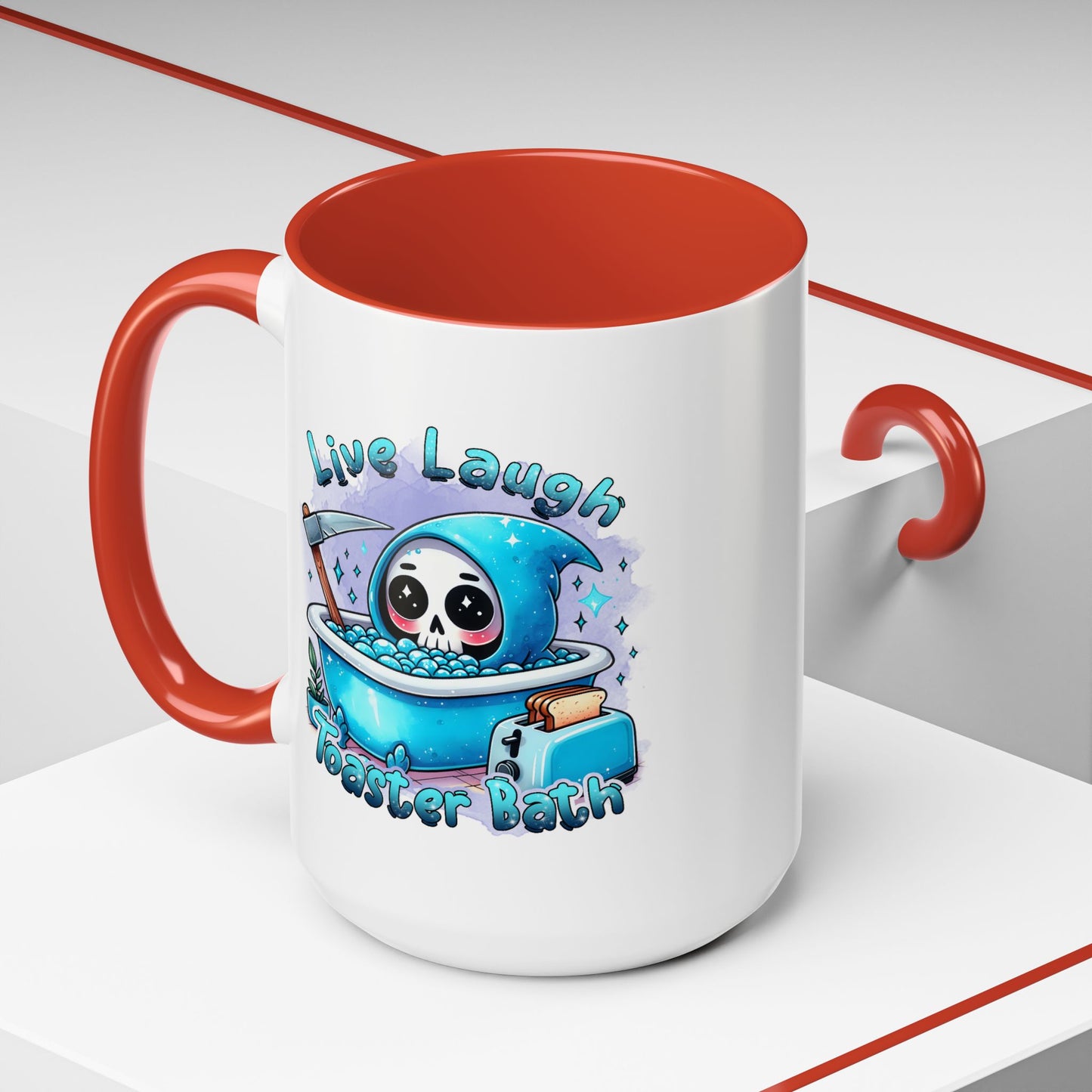 Adult Mug - Live Laugh Toaster Bath