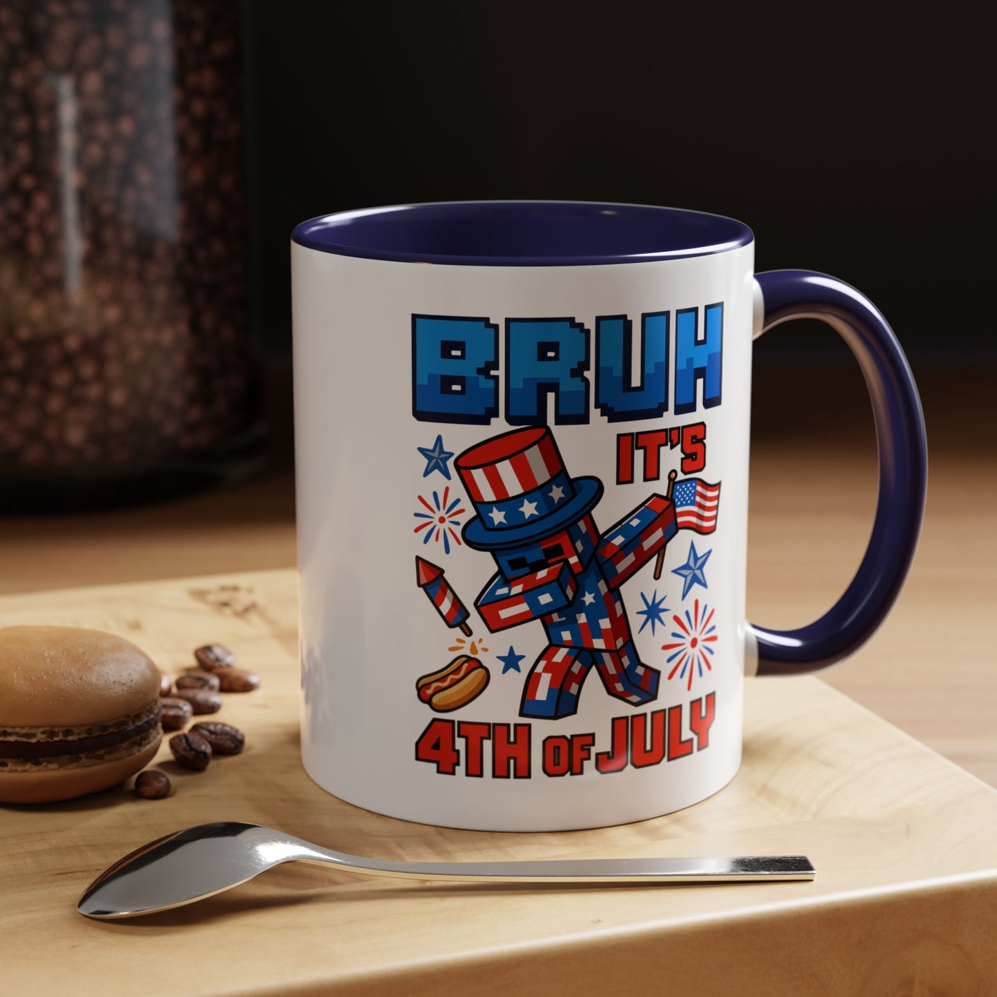 4th of July Mug - Bruh It's 4th of July