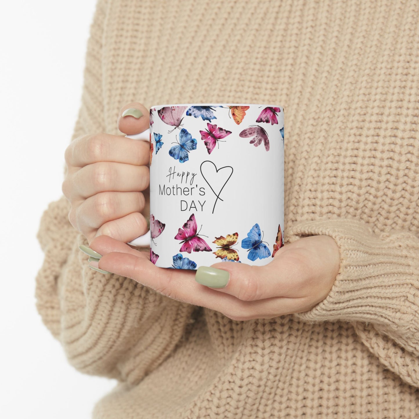 Mother's Day Mug - Happy Mother's Day Butterflies