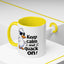 Wellness Mug - Keep Calm And Quack On