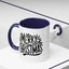 Christmas Mug - Merry Christmas Black Text Mistletoe