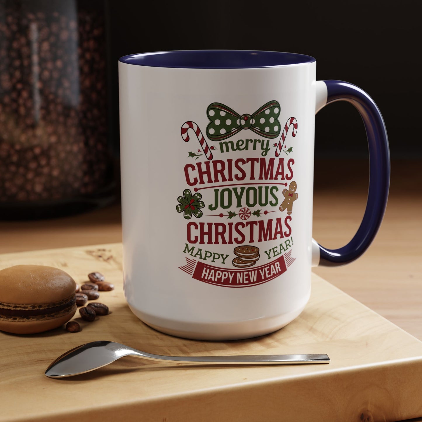Christmas Mug - Merry Christmas Joyous Christmas Happy New Year