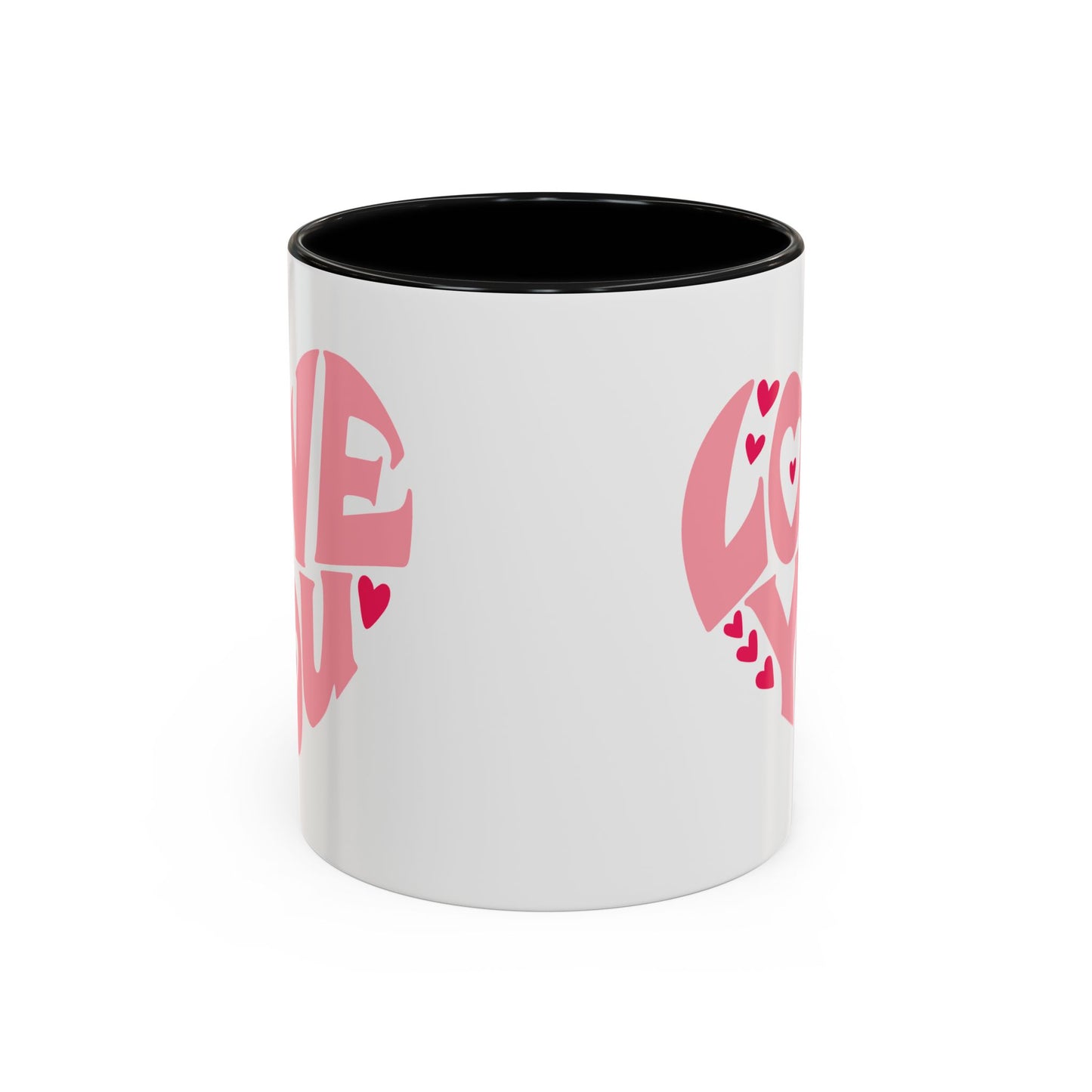 Valentine's Day Mug - Love You Heart Lettering