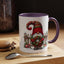 Christmas Mug - Gnome with Christmas Wreath
