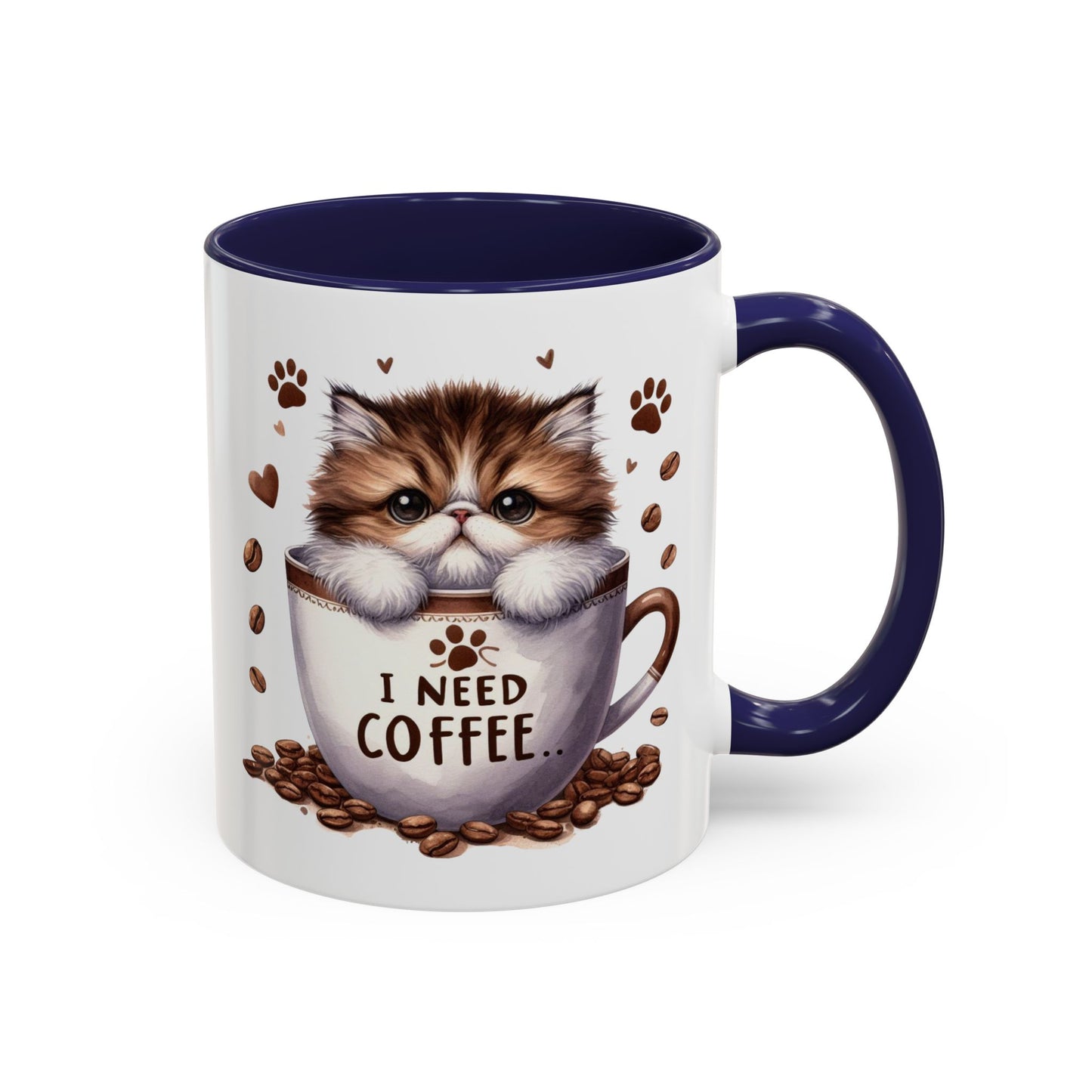 Animal Mug - I Need Coffee Kitten
