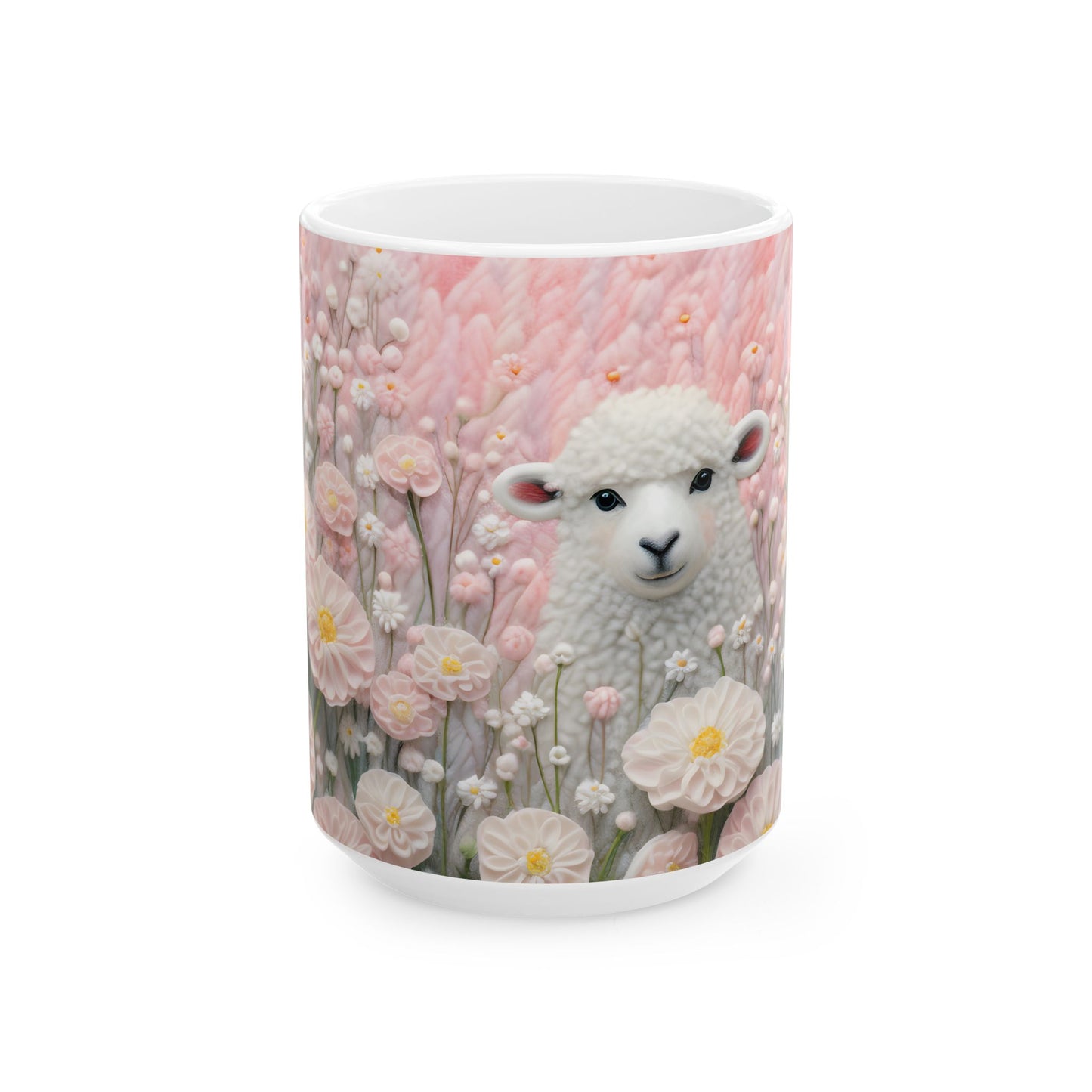 Artistic Mug - Felted Sheep