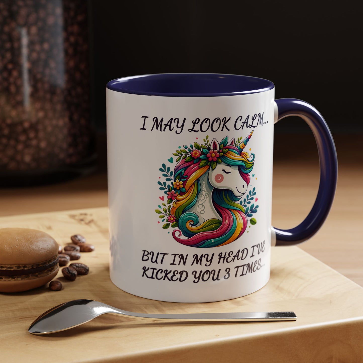 Adult Mug - I may Look Calm Unicorn