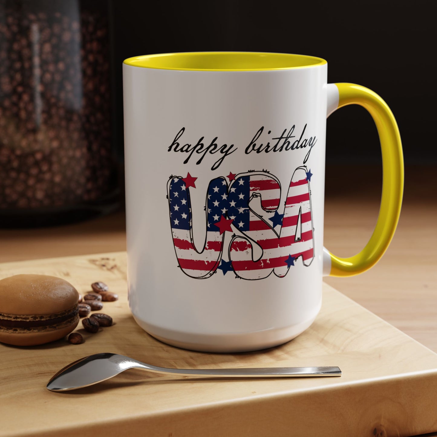 4th of July Mug - Happy Birthday USA