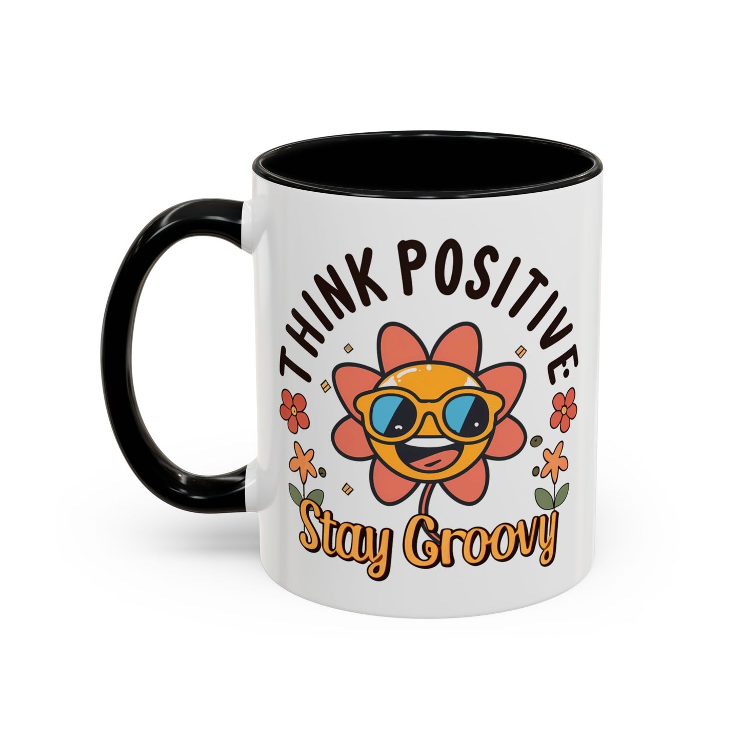Wellness Mug - Think Positive Stay Groovy