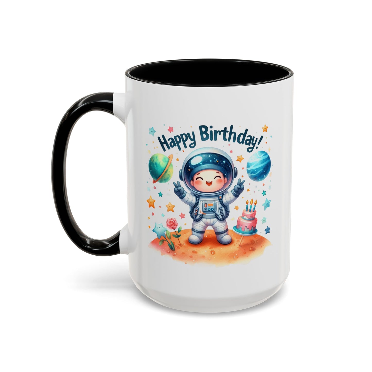Birthday Mug - Happy Birthday Astronaut