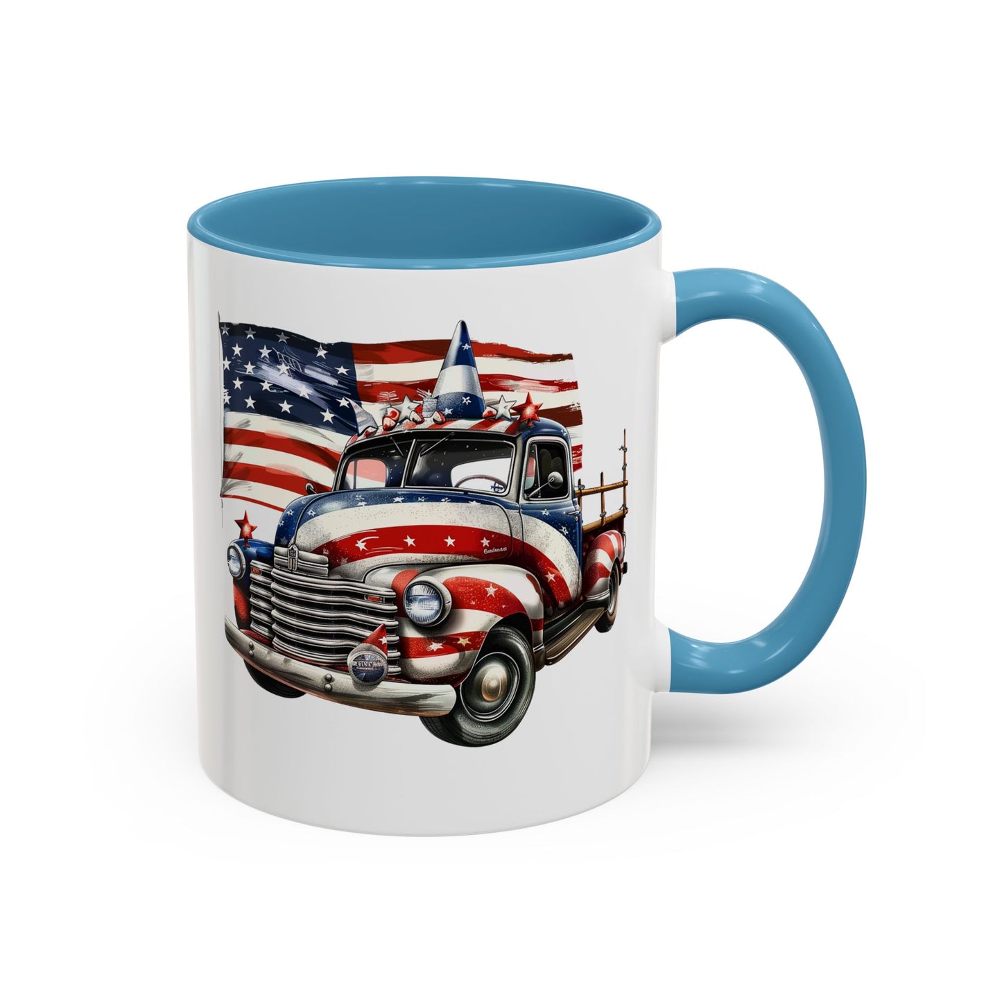 4th of July - Old Truck & Flag 2