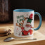 Christmas Mug - Merry Xmas Santa Reindeer